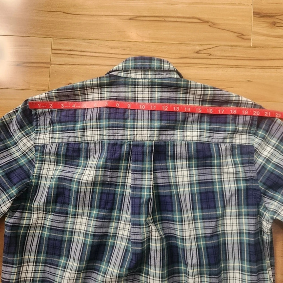 Orton Brothers Plaid 100% Cotton Shirt Size LARGE Long Sleeve Button Down - Picture 8 of 10